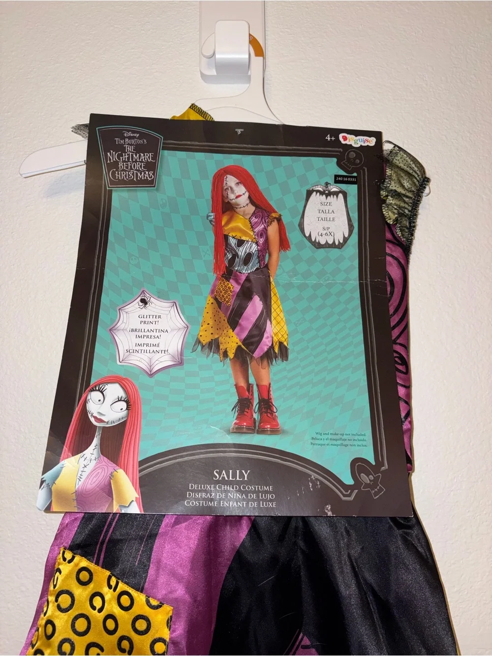 NWT Sally Deluxe Costume Nightmare Before Christmas Girls 4-6X Disney